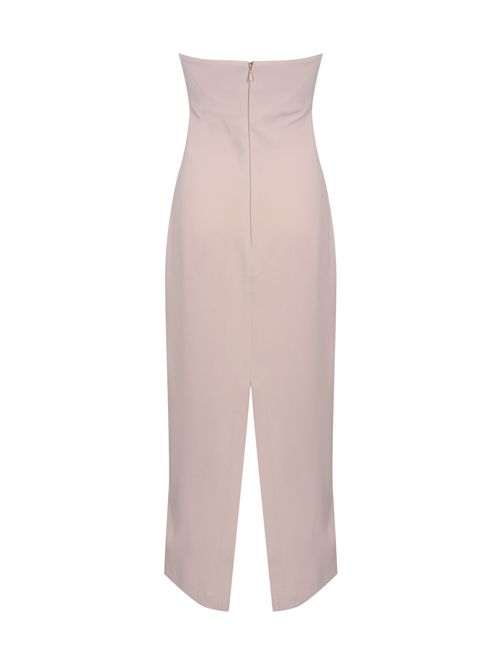 Abito Mirabella 66680 in crepe con strass TARIK EDIZ | 66680MINK